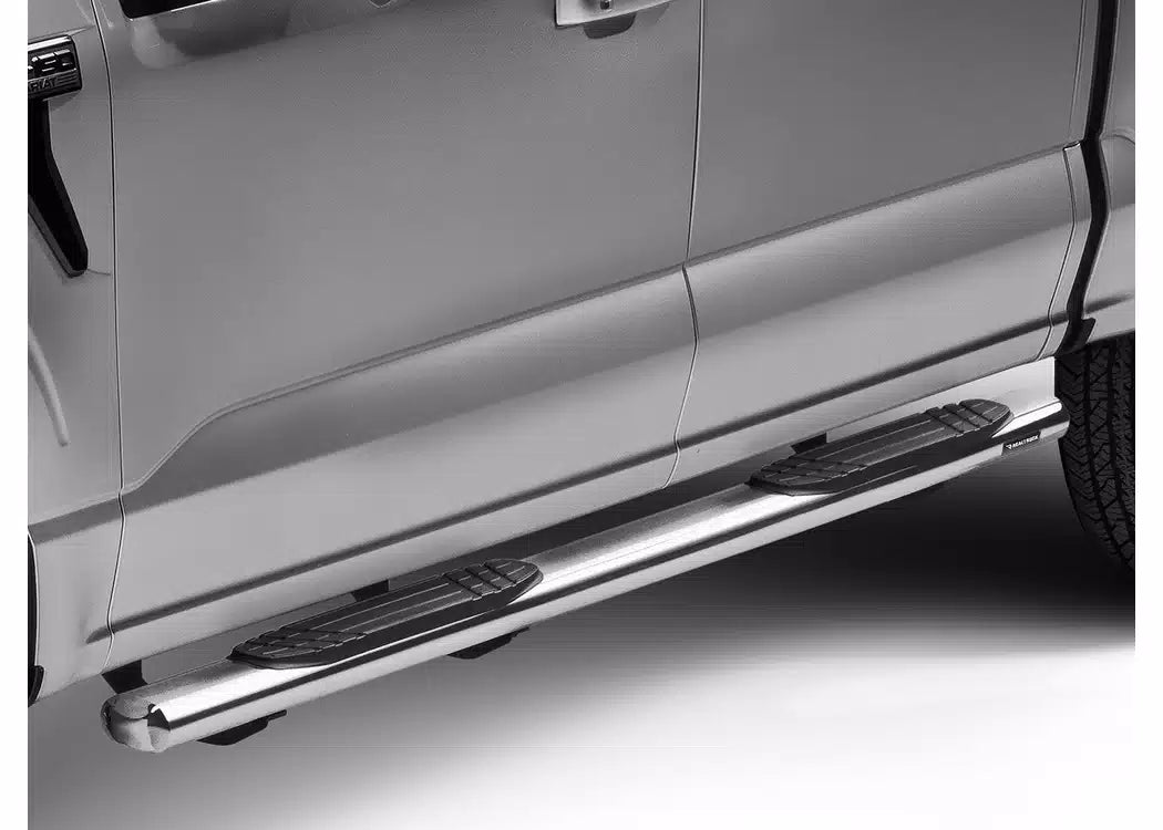 Go Rhino 4" 1000 Series Polished Nerf Bars - 2005-2026 Nissan Frontier