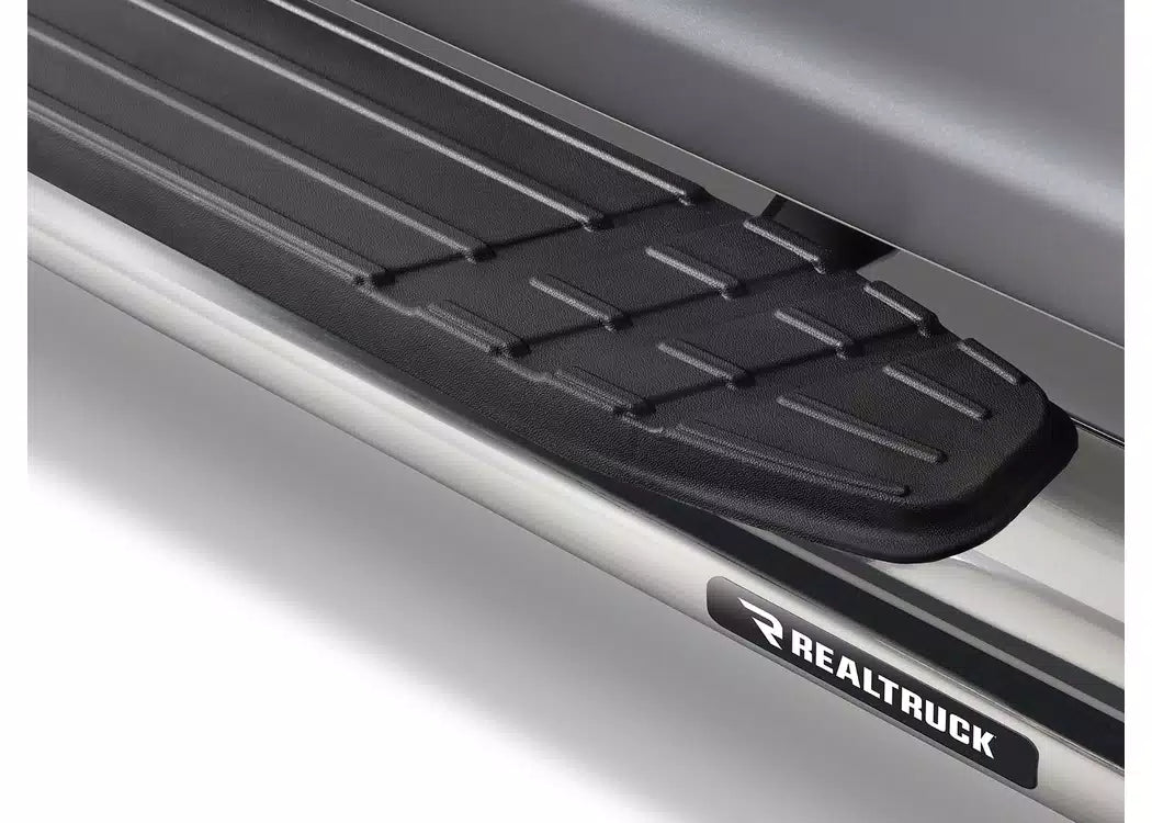 Go Rhino 4" 1000 Series Polished Nerf Bars - 2004-2015 Nissan Titan — view 8