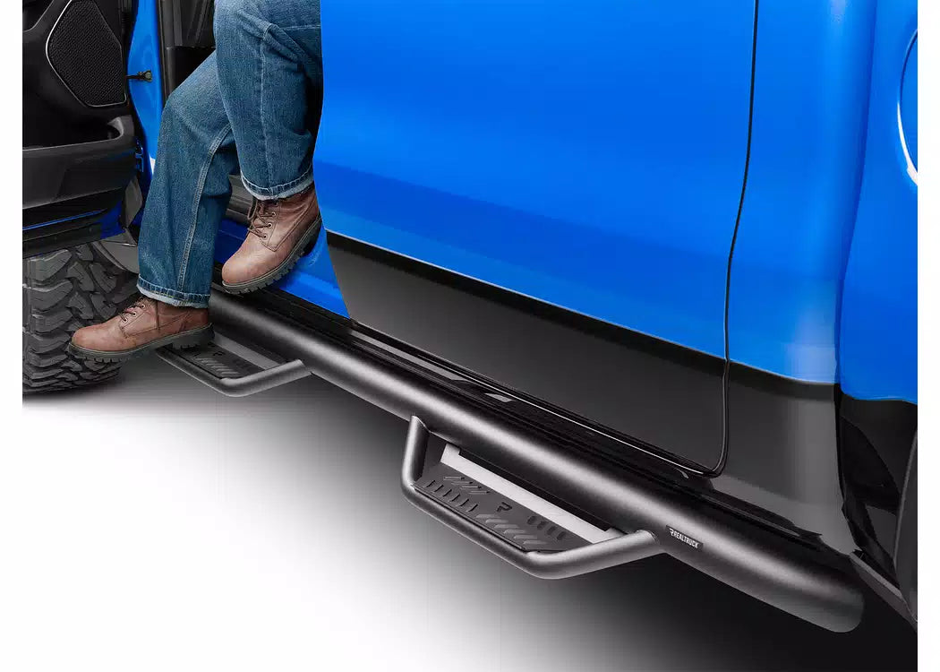 N-Fab Textured Black Cab Length Podium Steps - 2018-2025 Jeep Wrangler JL — view 5