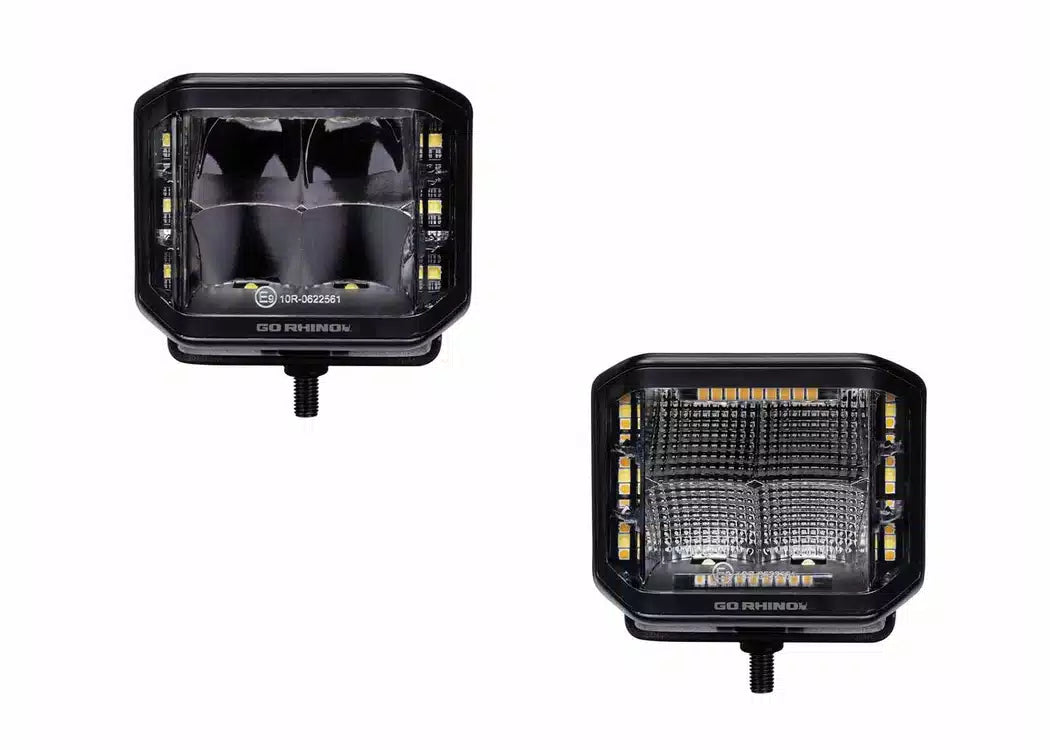 RealTruck Xplor Blackout Series Sideline LED Light with Amber Accent — view 2