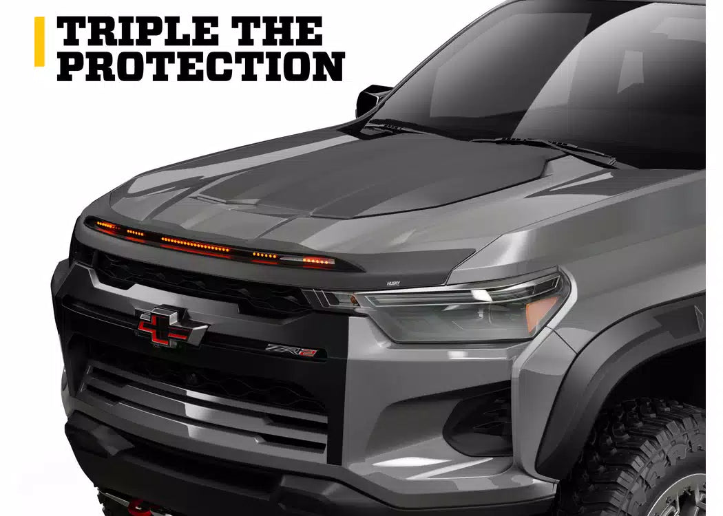 Husky Liners Aeroskin Lightshield PRO Hood Protector - 2018-2026 Jeep Gladiator, Jeep Wrangler JL — view 3