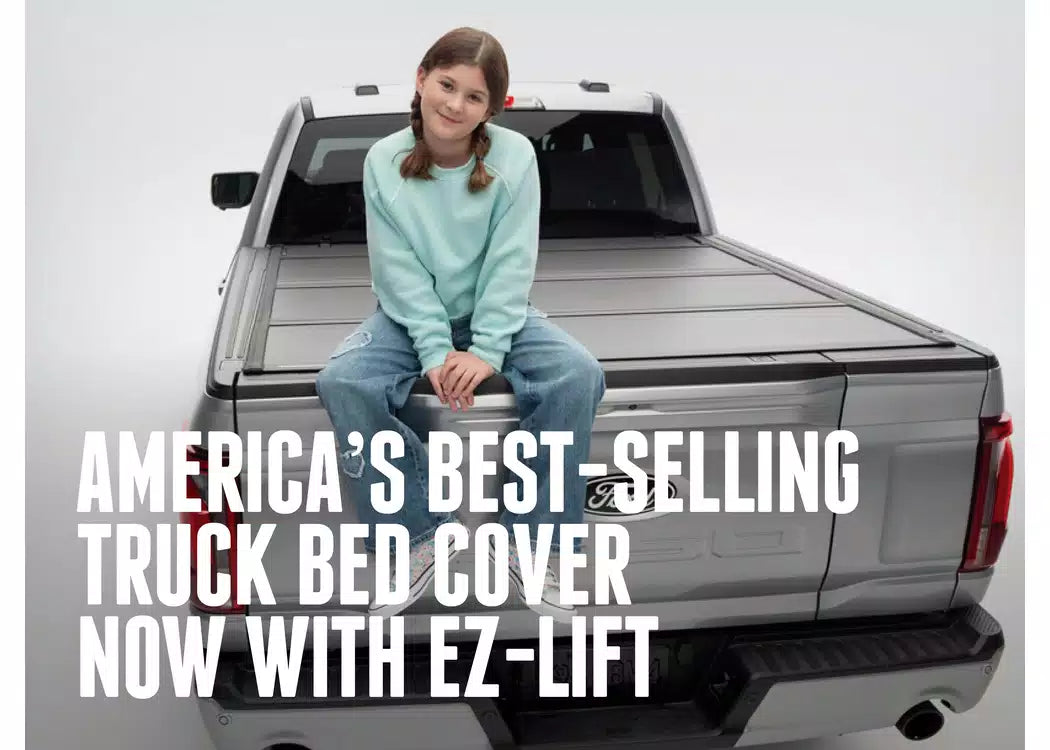 RealTruck BAKFlip MX4 EZ-Lift Hard Folding Tonneau Cover - 2020-2026 Jeep Gladiator — view 3