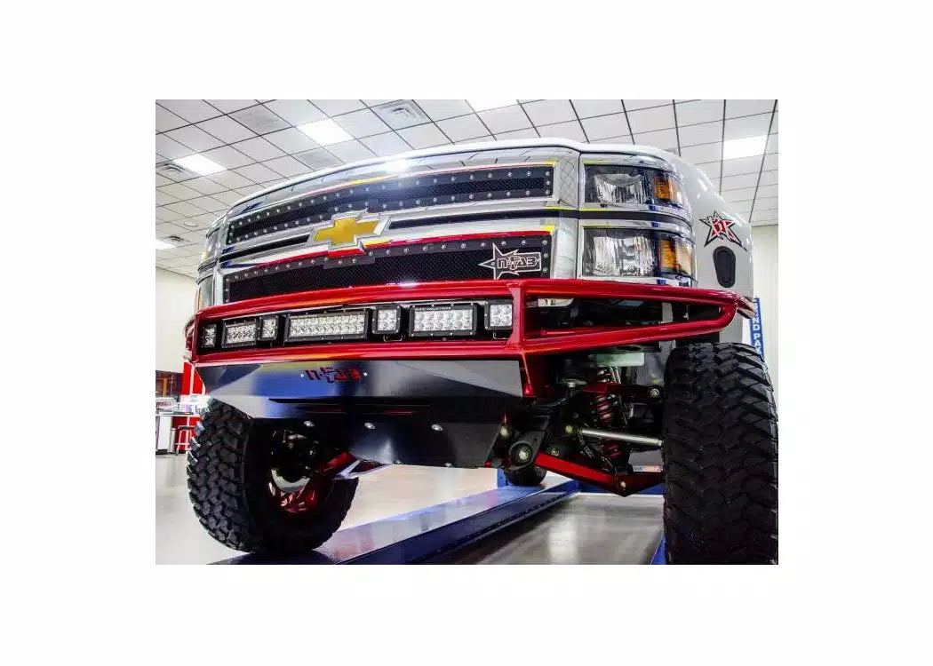 N-Fab M-RDS Gloss Black PreRunner Front Bumper - 2014-2021 Toyota Tundra — view 5
