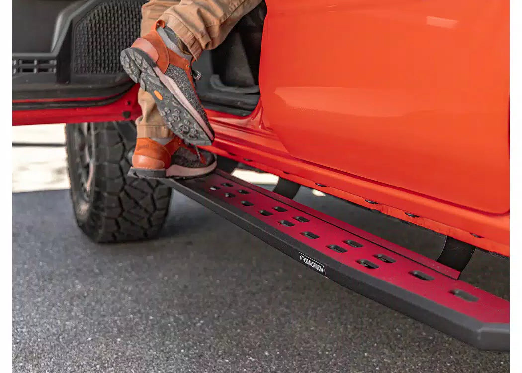Go Rhino RB20 Slim Protective Bedliner Coated Running Boards - 2024-2026 Lexus GX — view 8