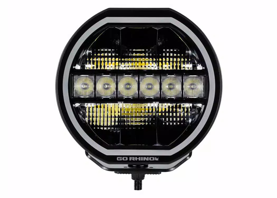 RealTruck Xplor Blackout Series Maxline Hi/Low LED Round Light — view 2