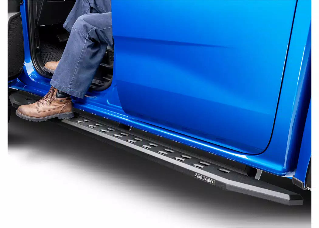 Go Rhino RB20 Slim Protective Bedliner Coated Running Boards - 2018-2026 Jeep Wrangler JL — view 5