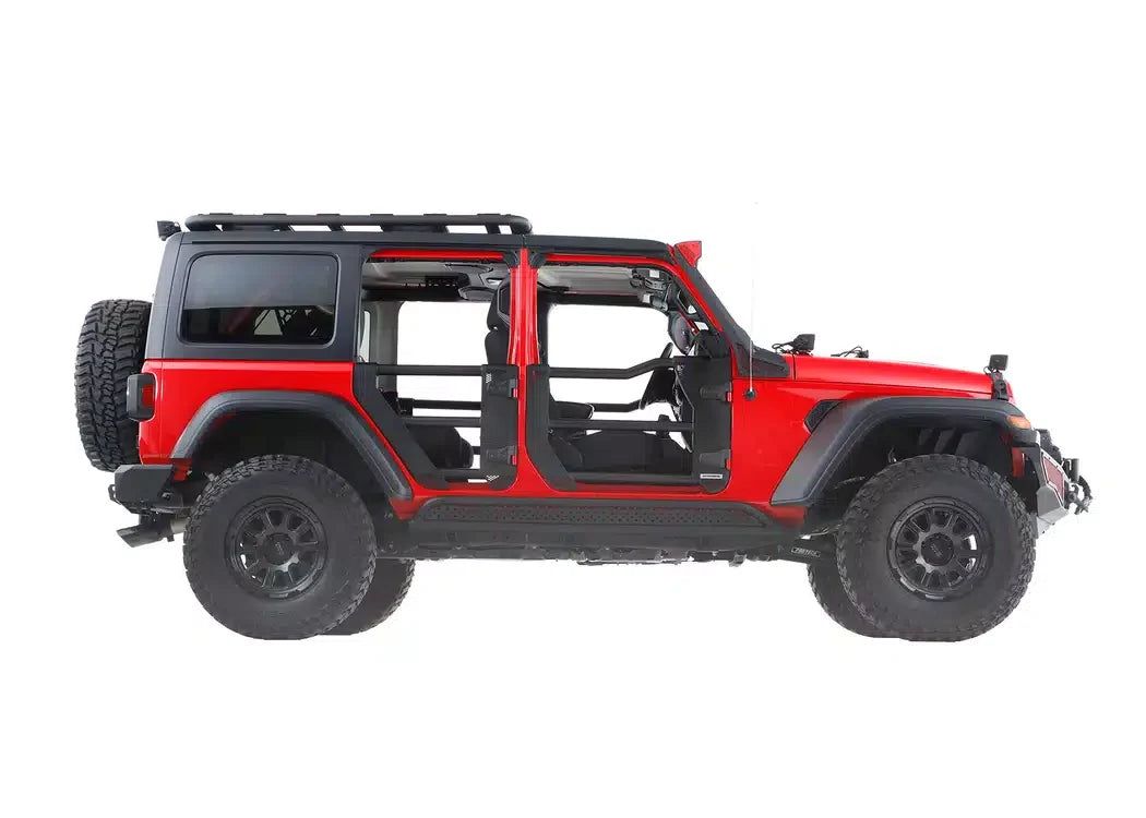 Go Rhino Trailline Tube Doors - 2018-2026 Jeep Wrangler JL, Jeep Gladiator — view 7