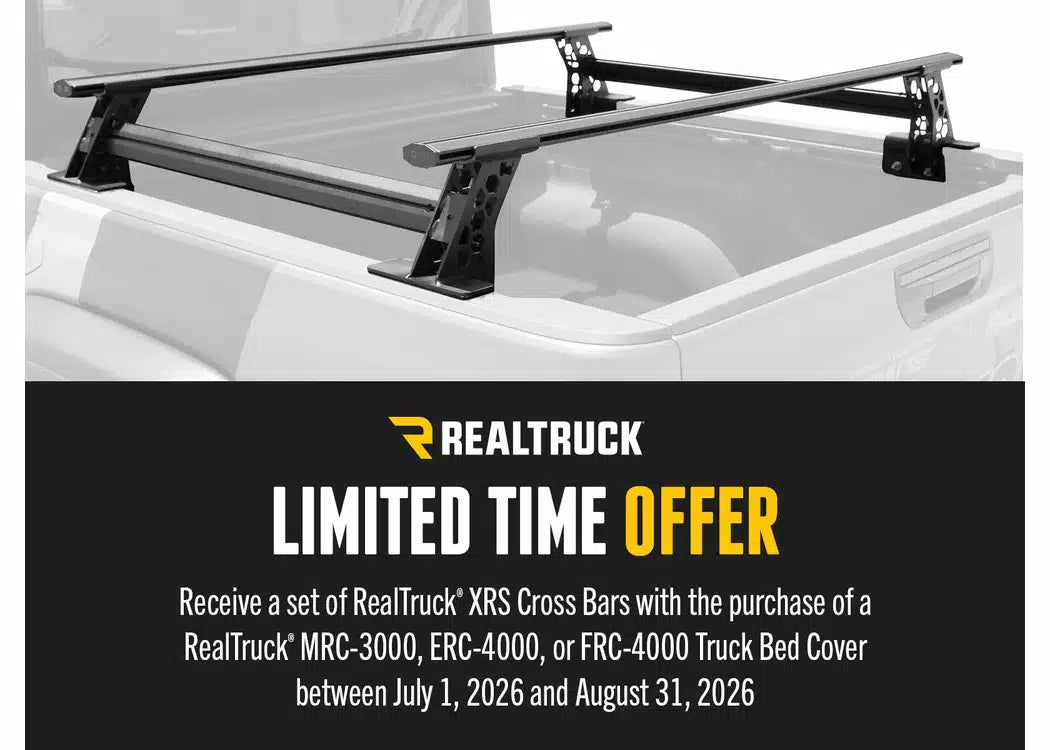 RealTruck FlushFit TS Electric Retractable Tonneau Cover w/ T-Slot Rails - 2019-2026 Dodge Ram 1500, Ram 1500 — view 3