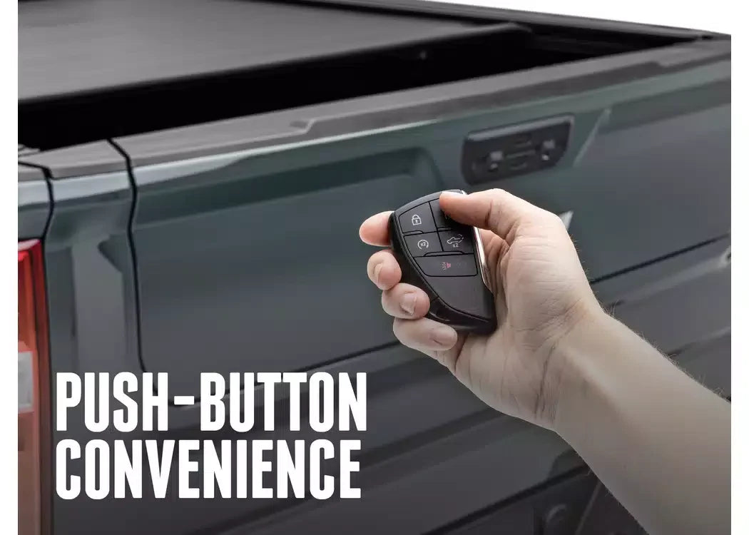 RealTruck FlushFit TS Electric Retractable Tonneau Cover w/ T-Slot Rails - 2019-2026 Dodge Ram 1500, Ram 1500 — view 4