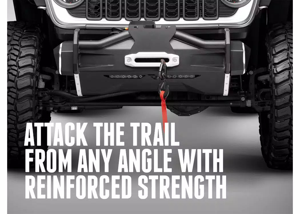 RealTruck Halo Stubby Front Bumper - 2018-2025 Jeep Gladiator, Jeep Wrangler JL — view 3