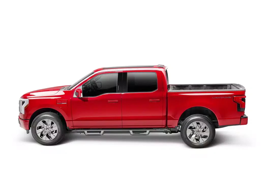 N-Fab Black EpYx Steps - 2022-2026 Nissan Frontier — view 4