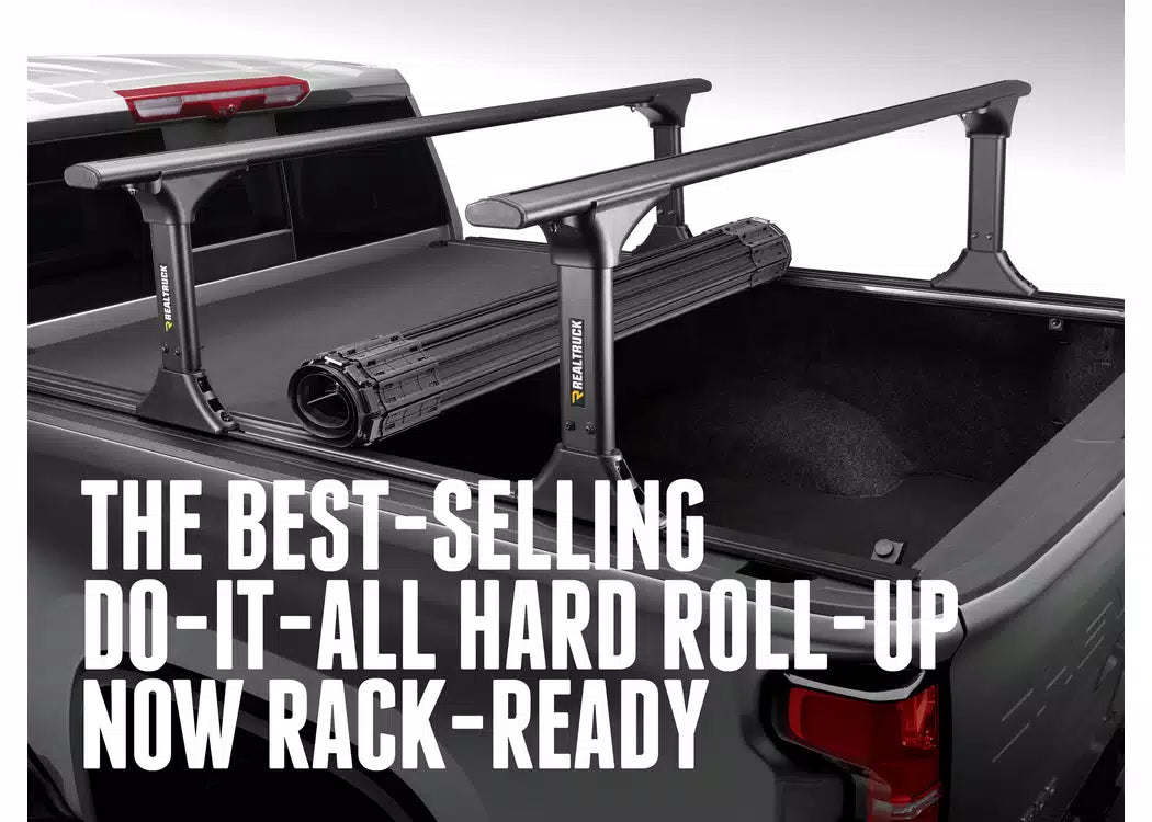 RealTruck BAK Revolver X4 TS Hard Roll-Up Tonneau Cover w/ T-Slot Rails - 2005-2021 Nissan Frontier, Suzuki Equator — view 3