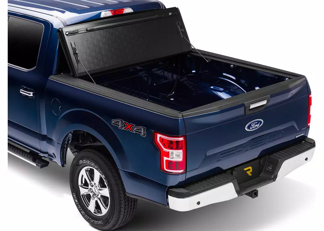 RealTruck BakFlip Fibermax Hard Folding Tonneau Cover - 2015-2022 GMC Canyon, Chevrolet Colorado — view 4