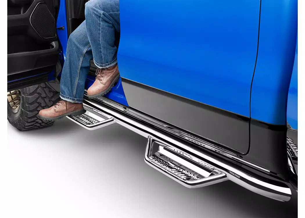 N-Fab Stainless Steel Cab Length Podium Steps - 2018-2025 Jeep Wrangler JL — view 5