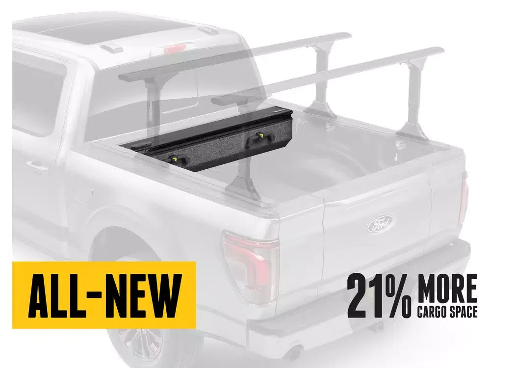 RealTruck RetraxPRO FRC-4000 EZ-OFF Full Bed Access Manual Retractable Tonneau Cover w/ T-Slot Rails - 2015-2020 Ford F-150 — view 2