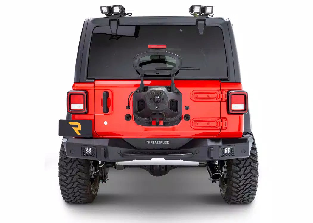 Go Rhino Rockline Full Width Rear Bumper - 2018-2026 Jeep Wrangler JL — view 5