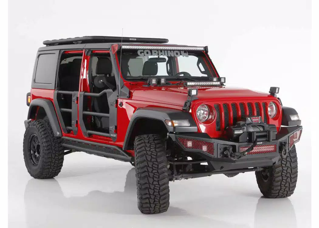 Go Rhino Frame Mounted Sliders - 2018-2026 Jeep Wrangler JL — view 5