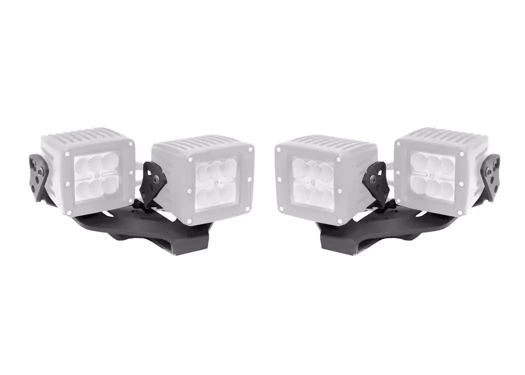 RealTruck Center Hood Light Mounts - 2018-2026 Jeep Gladiator, Jeep Wrangler JL — view 4