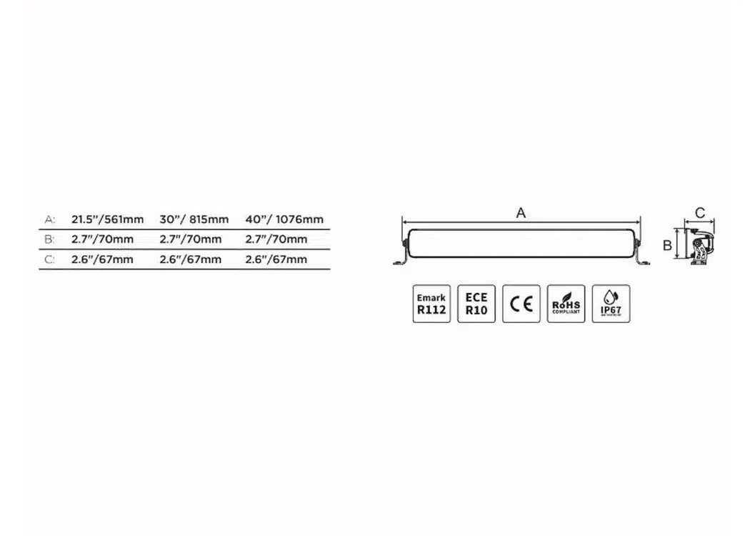 RealTruck Xplor Blackout Series 40" Double Row LED Light Bar — view 3