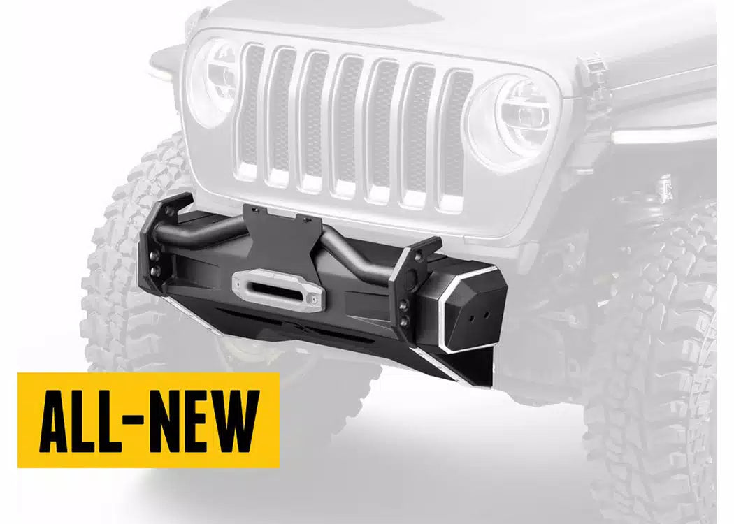 RealTruck Halo Stubby Front Bumper - 2018-2025 Jeep Gladiator, Jeep Wrangler JL — view 2
