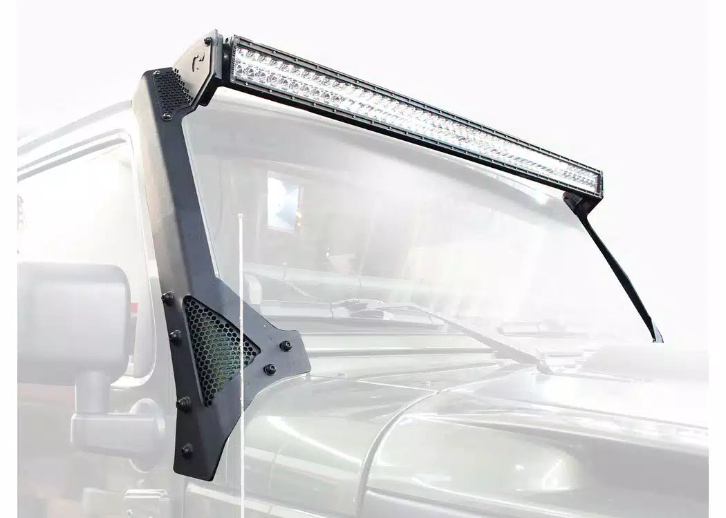RealTruck XE LED Windshield Mount - 2007-2018 Jeep Wrangler JK — view 2
