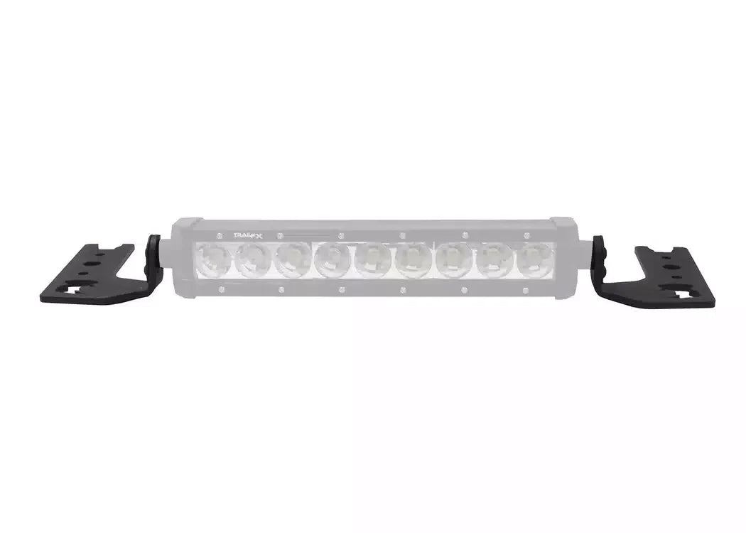 RealTruck Center Hood Light Mounts - 2018-2026 Jeep Gladiator, Jeep Wrangler JL