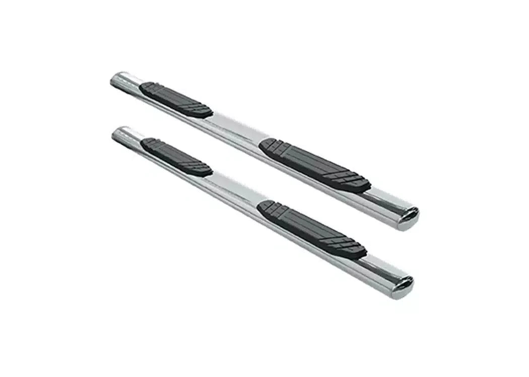 Go Rhino 4" O.E. Xtreme Polished Side Bars - 2005-2026 Nissan Frontier — view 2