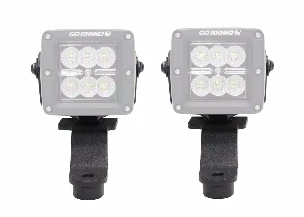 RealTruck Windshield Cowl Light Mounts - 2018-2026 Jeep Wrangler JL, Jeep Gladiator — view 2