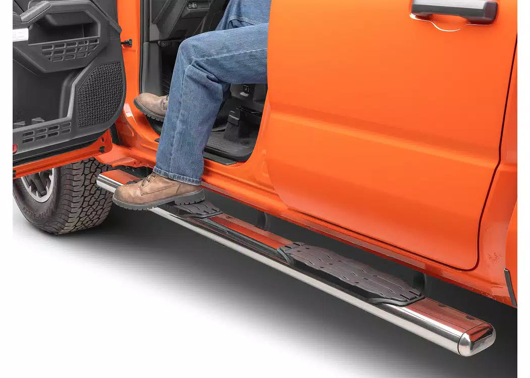 Go Rhino 5" 1000 Series Polished Nerf Bars - 2020-2026 Jeep Gladiator — view 4
