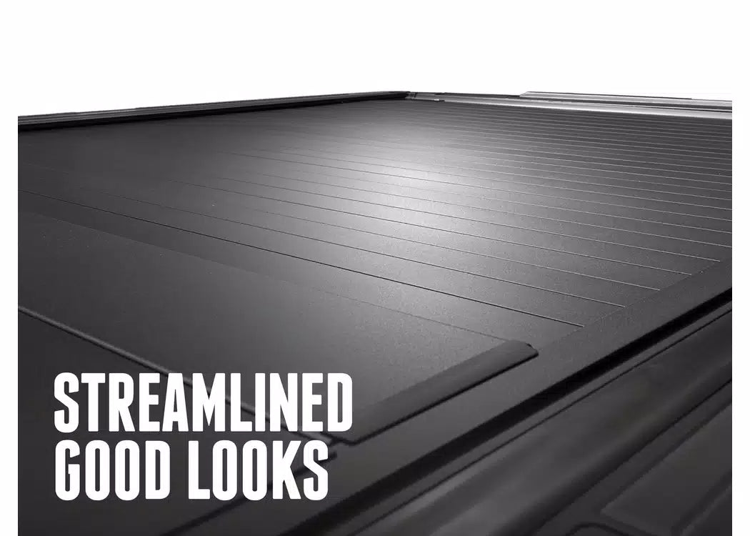 RealTruck FlushFit TS Manual Retractable Tonneau Cover w/ T-Slot Rails - 2020-2026 Jeep Gladiator — view 6