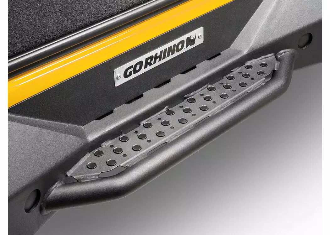 Go Rhino Rockline Stubby Rear Bumper - 2007-2018 Jeep Wrangler JK — view 3
