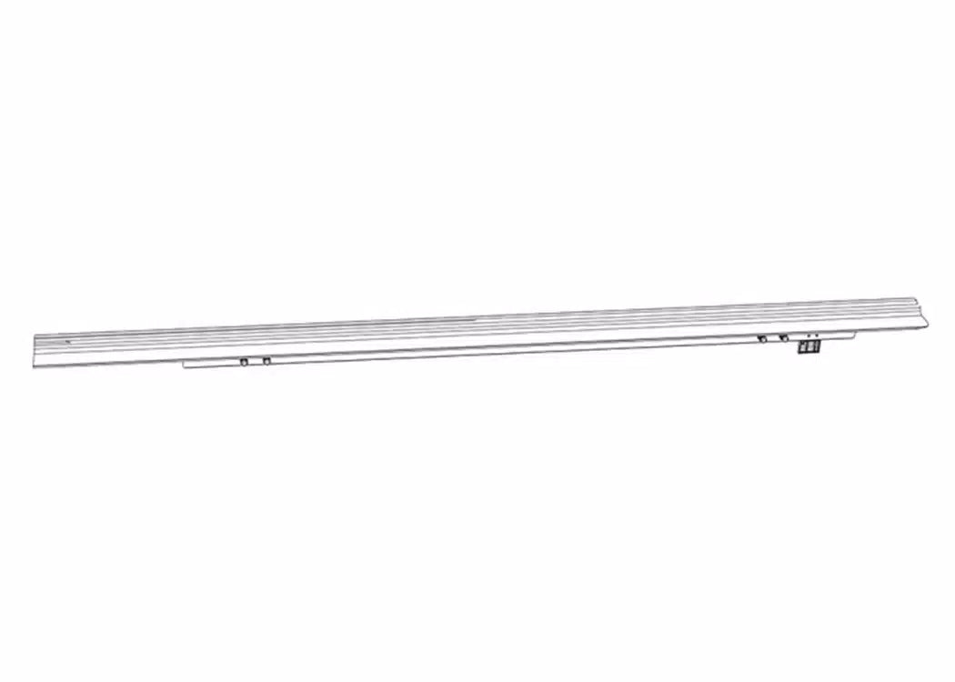 Retrax Replacement Standard Rail Assembly - Matte - 2017-2019 Nissan Titan