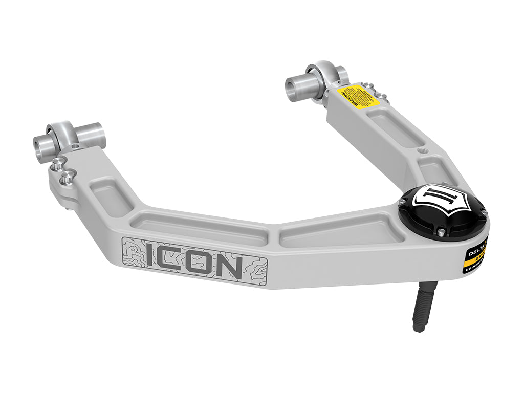 ICON 2024-2025 Toyota Tacoma/2024-2025 Toyota Land Cruiser 250 Series/2024-2026 Lexus GX550/2025-2026 Toyota 4Runner, Front, Billet Upper Control Arms w/ Delta Joint Pro