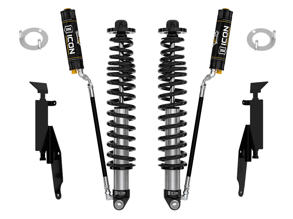 ICON 2021-2026 Ford Bronco, Rear, 1.25-3” Lift, V.S. 2.5 Series Coilover Kit, Remote Reservoir w/ CDCV, Heavy Rate Springs, Pair