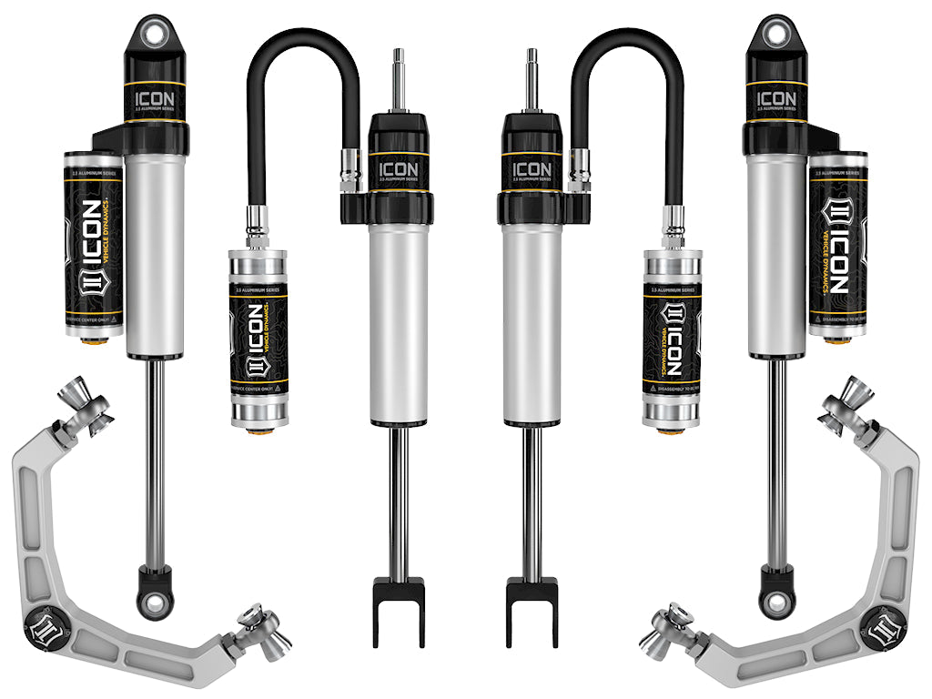 ICON 2020-2026 GM 2500/3500 HD, 0-2" Lift, Stage 2 Suspension System, Billet