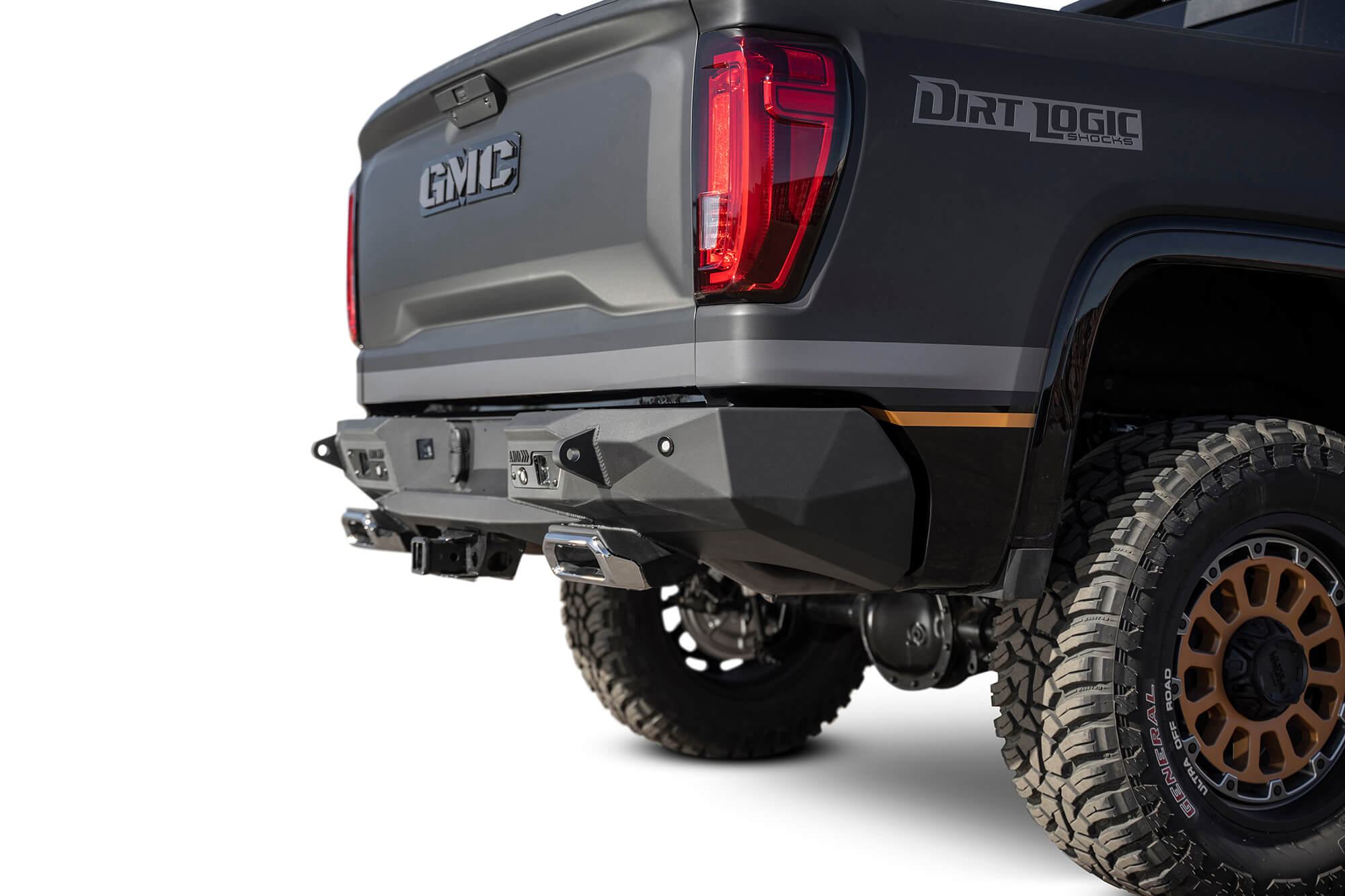 2019-2021 Chevy/GMC 1500 Stealth Fighter Rear Bumper w/ Exhaust Tips