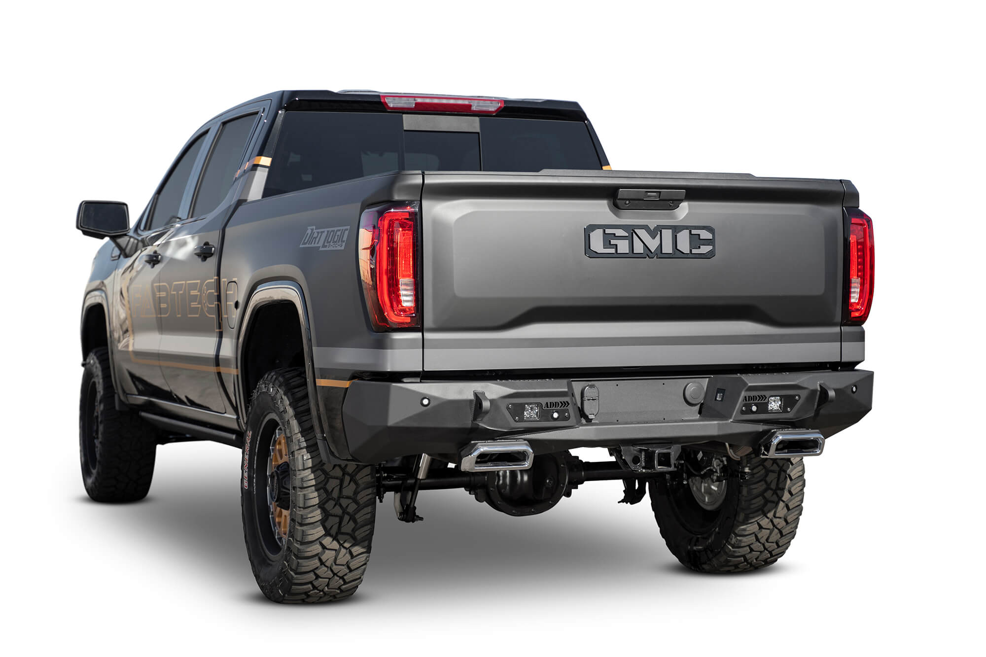2019-2021 Chevy/GMC 1500 Stealth Fighter Rear Bumper w/ Exhaust Tips