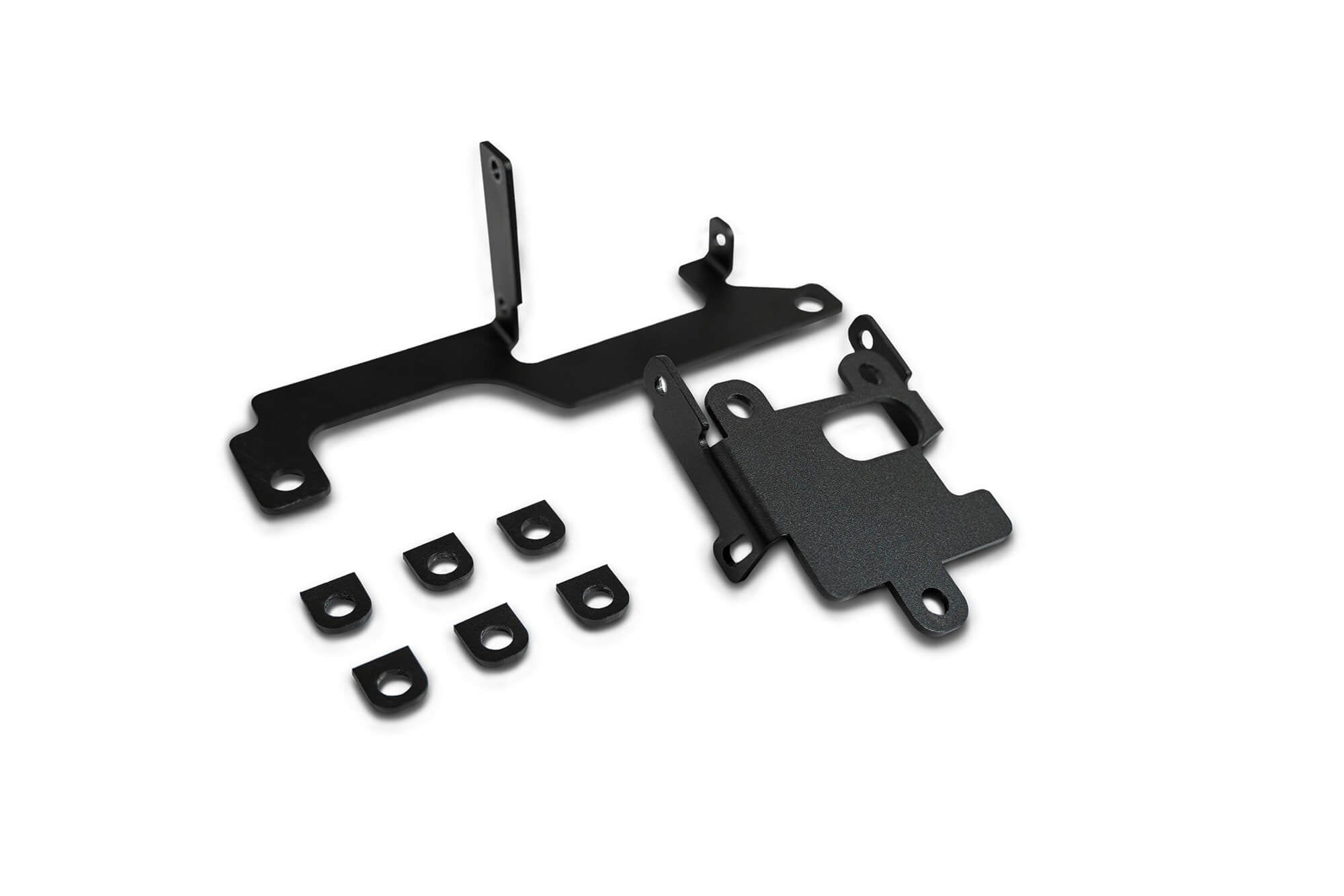 2021-2026 Ford Bronco Adaptive Cruise Control Relocation Bracket in Hammer Black