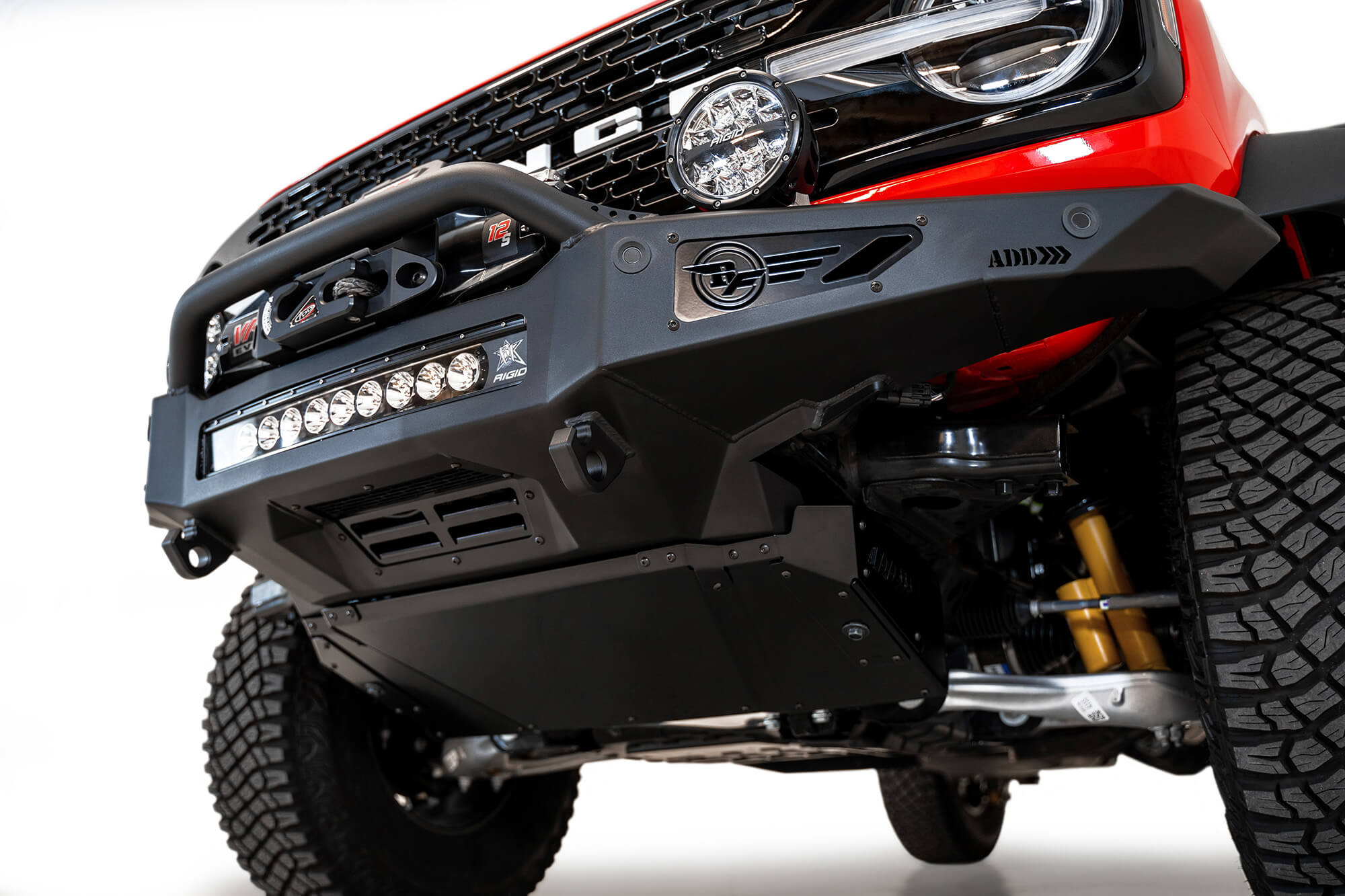 2021-2026 Ford Bronco Rock Fighter Front Skid Plate
