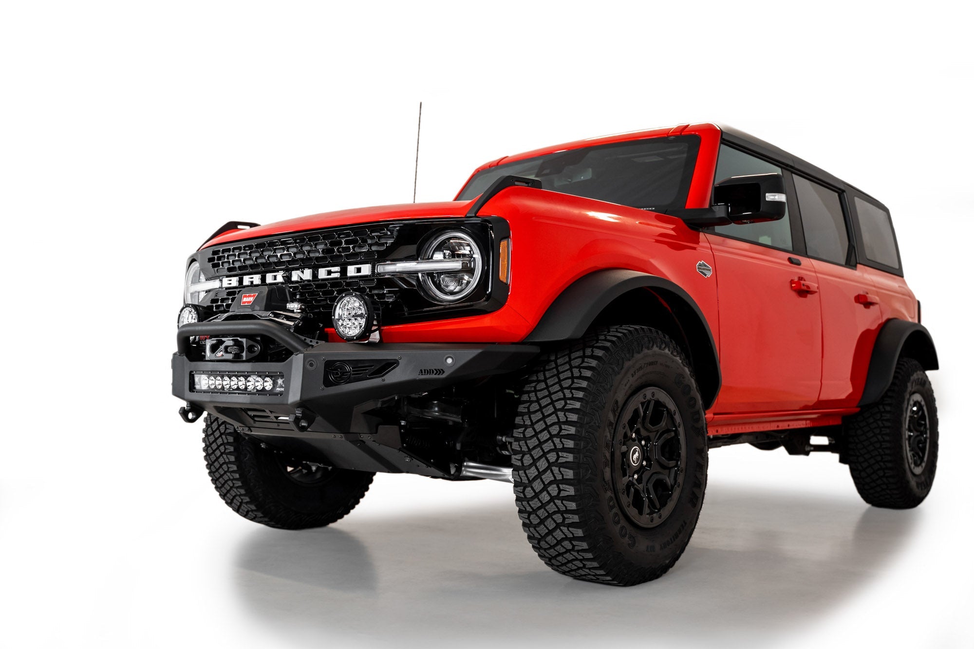 2021-2026 Ford Bronco Rock Fighter Winch Front Bumper