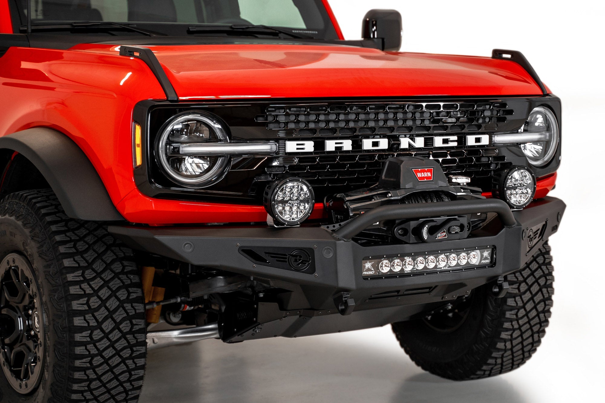 2021-2026 Ford Bronco Rock Fighter Winch Front Bumper