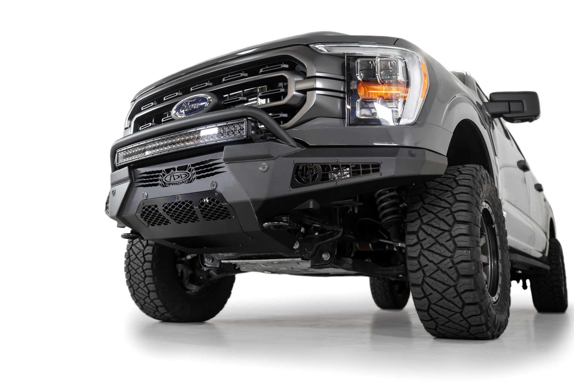 2021-2023 Ford F-150 HoneyBadger Front Bumper w/ Top Hoop
