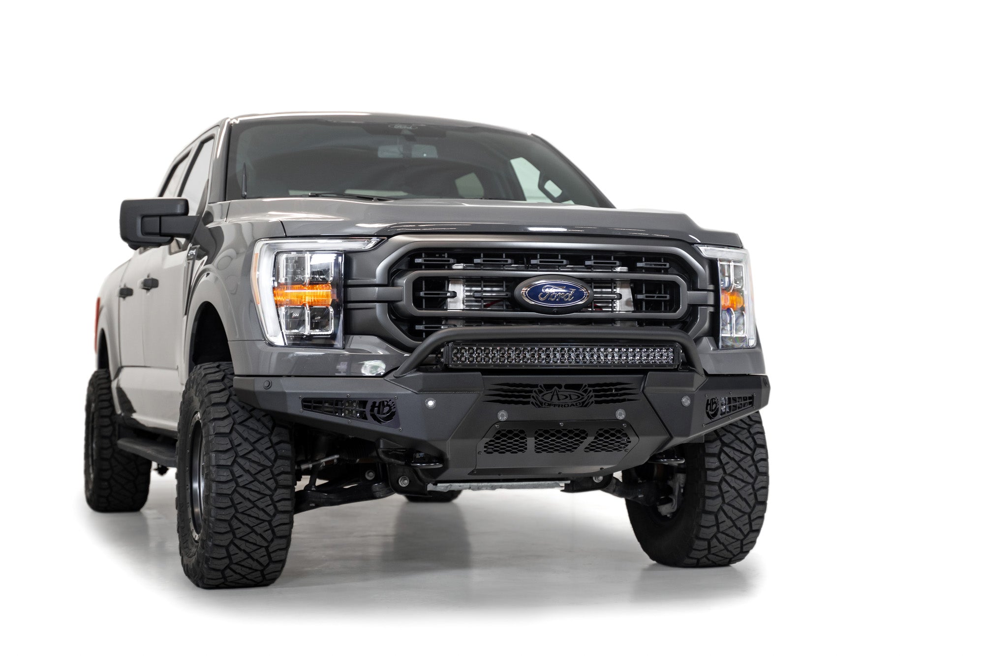 2021-2023 Ford F-150 HoneyBadger Front Bumper w/ Top Hoop