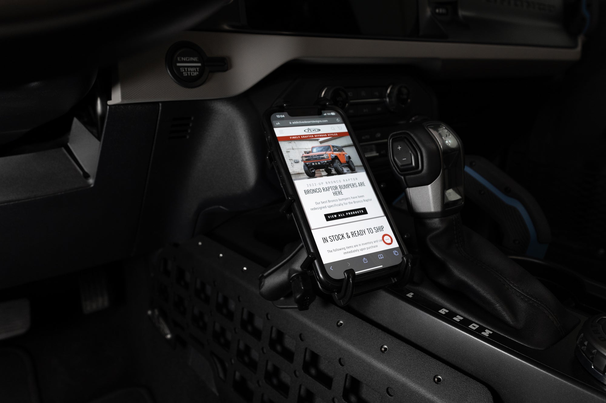 2021-2026 Ford Bronco & Bronco Raptor Center Console Molle Panels