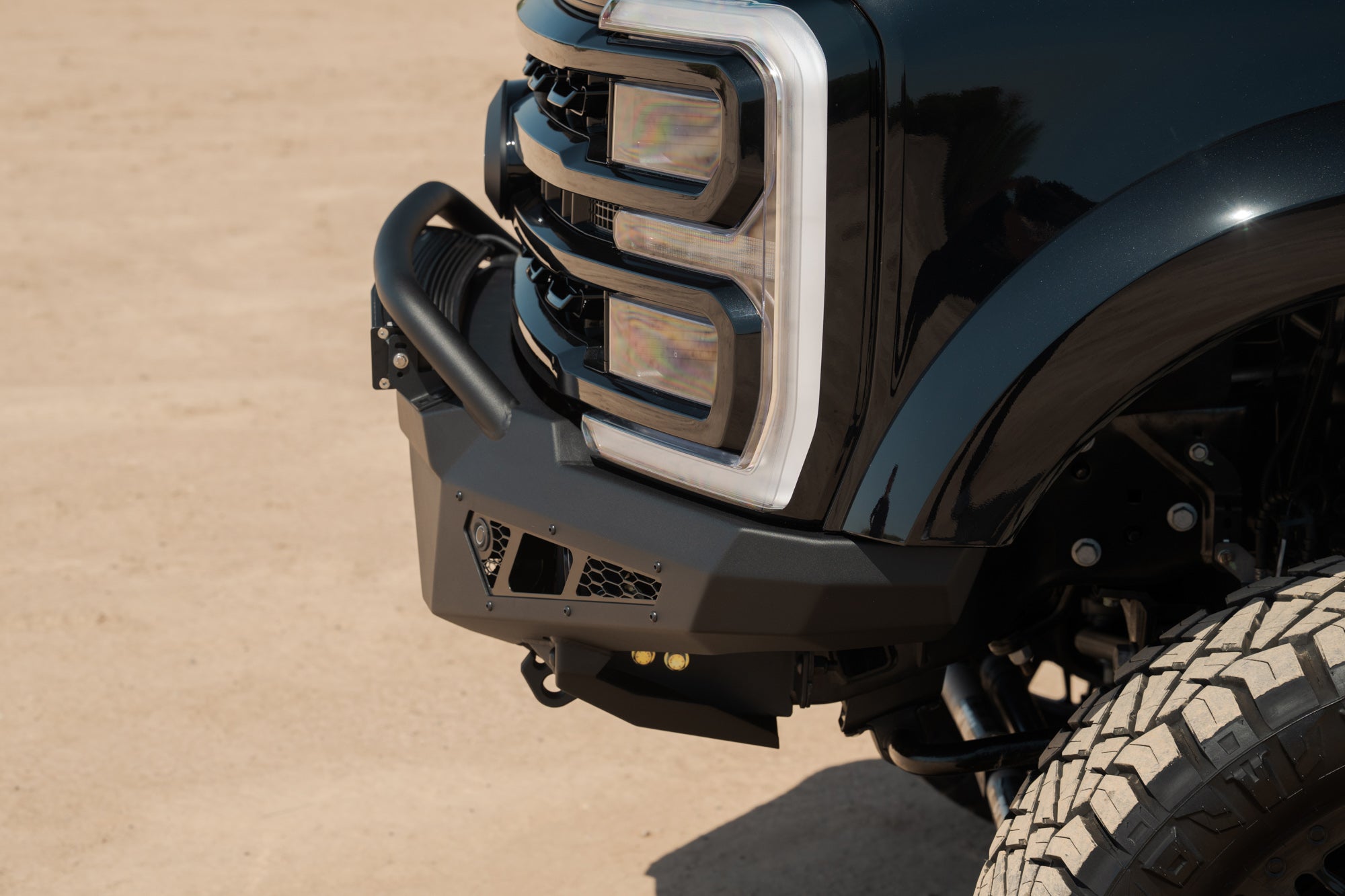 2023-2026 Ford Super Duty HoneyBadger Front Bumper w/ Top Hoop