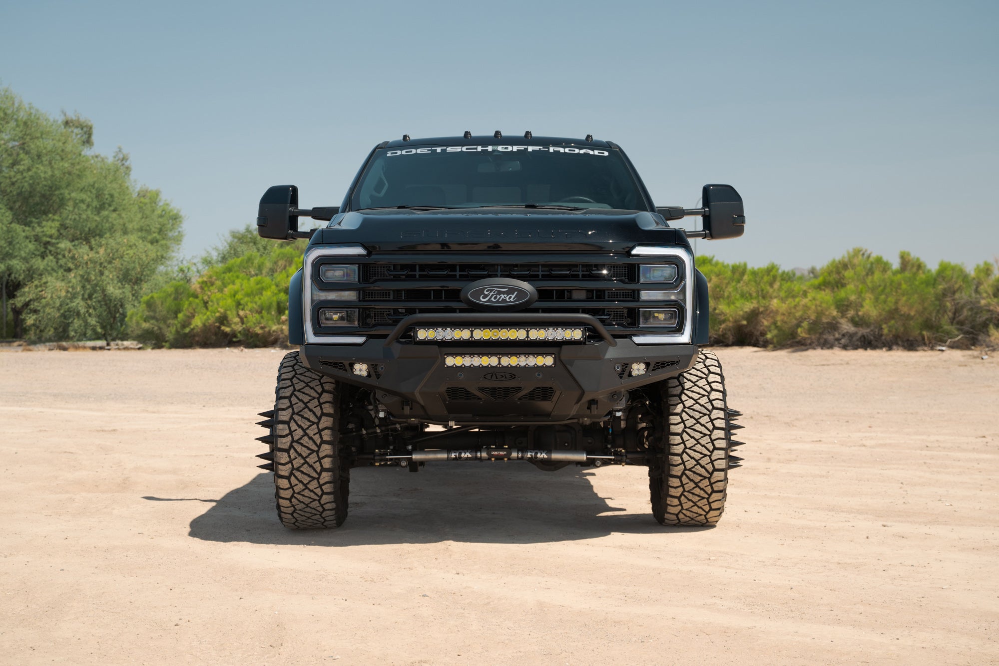2023-2026 Ford Super Duty HoneyBadger Front Bumper w/ Top Hoop