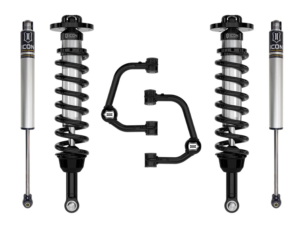 ICON 2021-2025 Ford F-150 Tremor, 2.5-3" Lift, Stage 1 Suspension System, Tubular