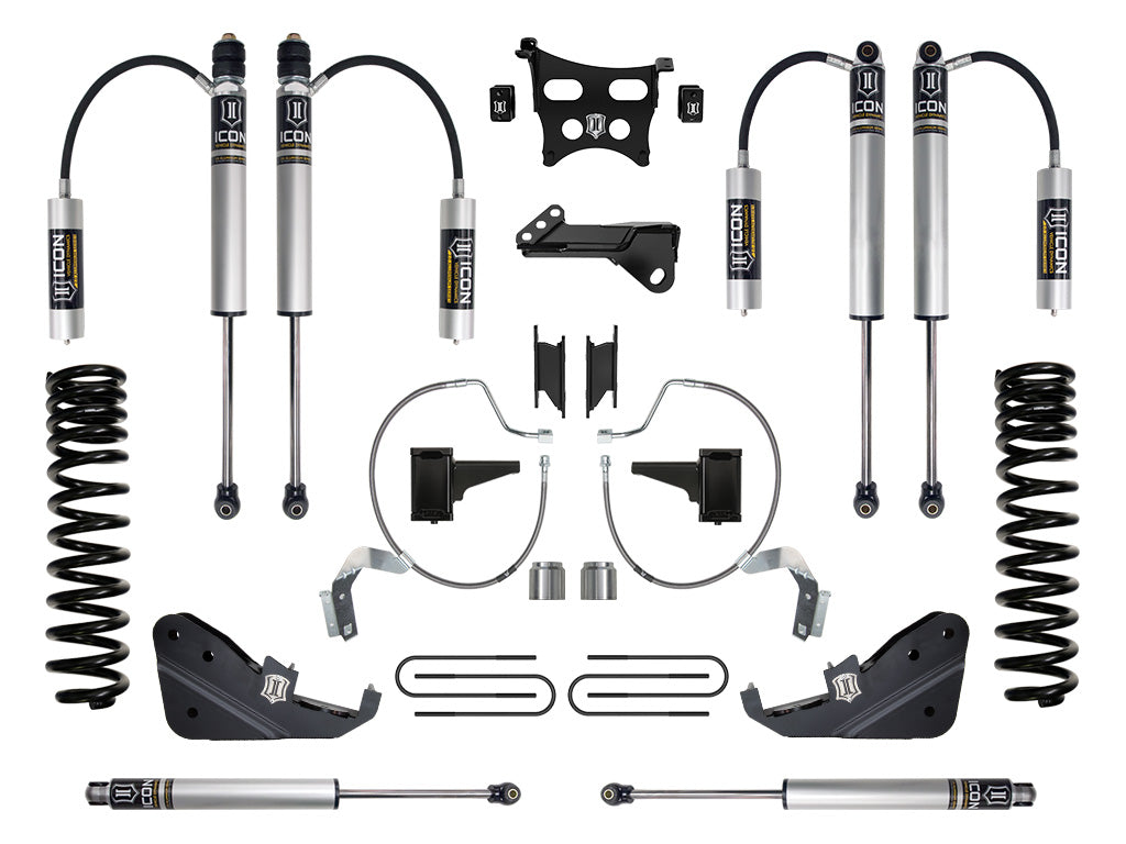 ICON 2023-2025 Ford F-250/F-350 Super Duty 4WD, Diesel, 4.5" Lift, Stage 2 Suspension System