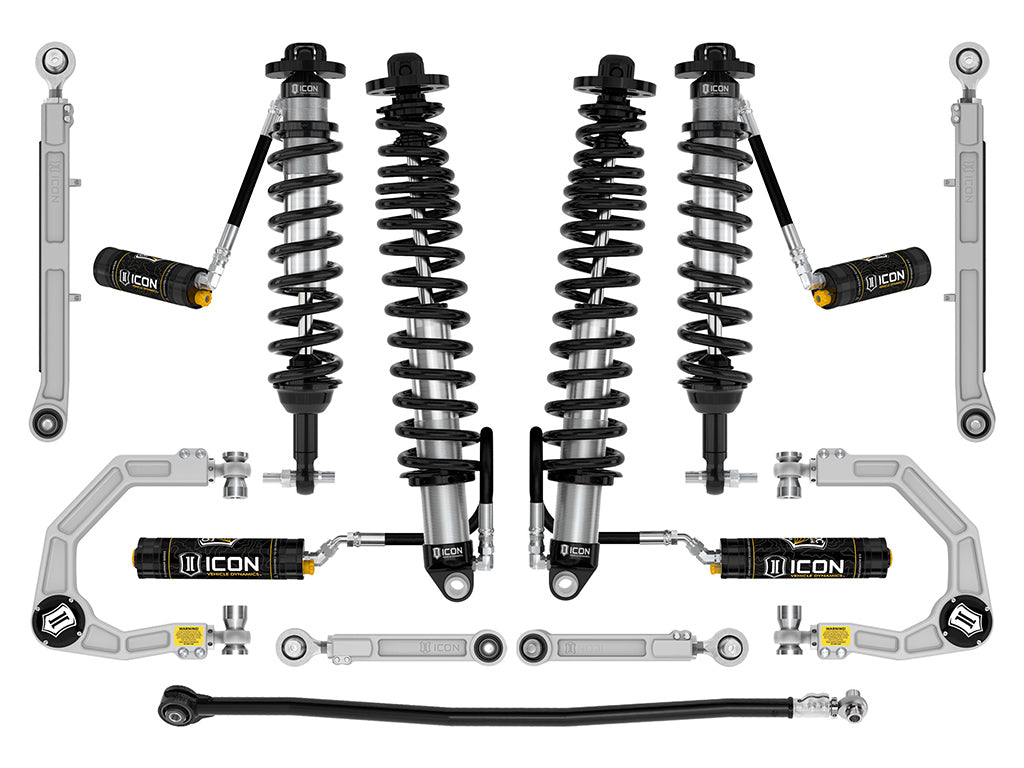 ICON 2021-2026 Ford Bronco, Sasquatch, 2-3" Lift, Stage 7 Suspension System, CDCV, Billet, Heavy Rate Rear Springs