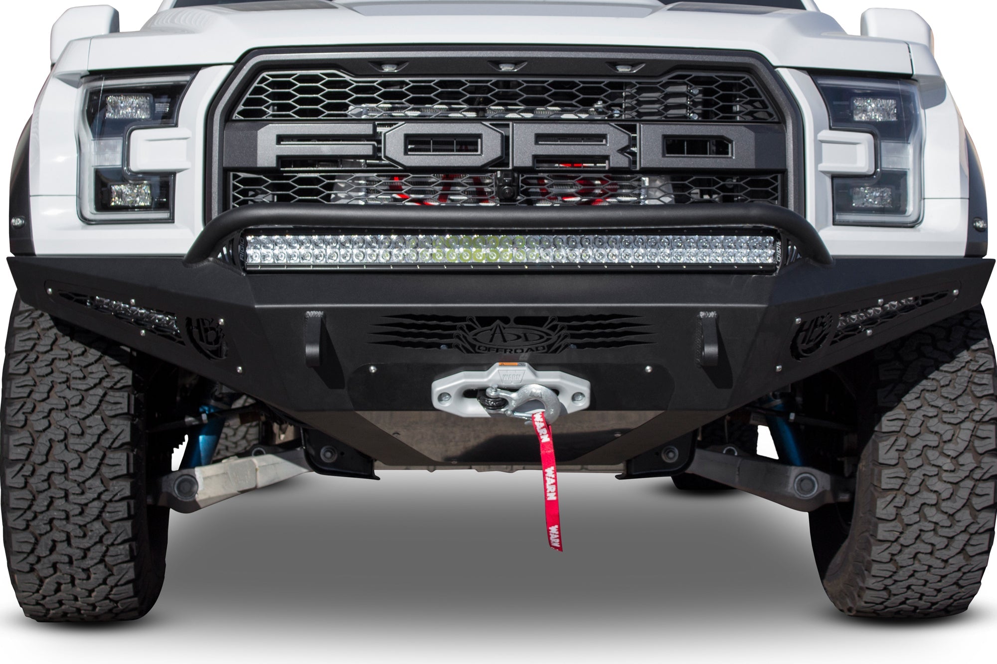 2017-2020 Ford F-150 Raptor HoneyBadger Front Bumper with Winch Mount | Heritage